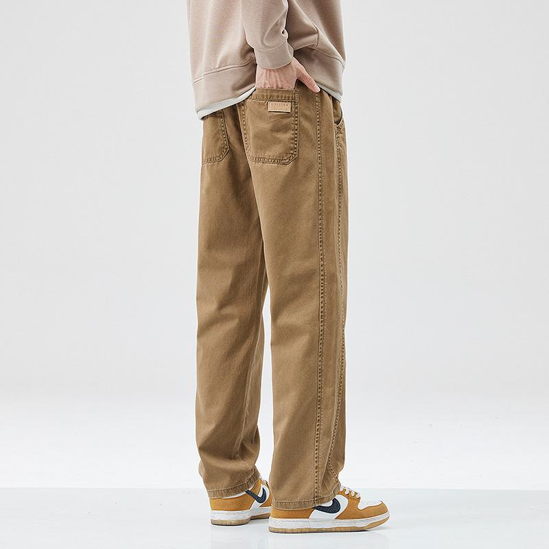 2026 Men's New Fashion Casual Straight-Leg Pants Versatile Workwear Trousers