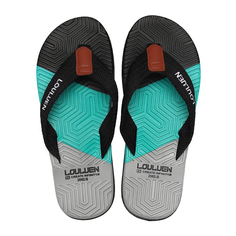 Trendy Men's Summer Flip-Flops - New Style Toe-Post Sandals for the Beach