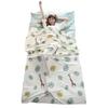 TRIWONDER Inner Sheet Travel Sheet 100% Cotton Inner Shruff Sleeping Bag Inner Envelope Type Lightweight Compact Sleeping Sheet Sleeping Bag Outdoor