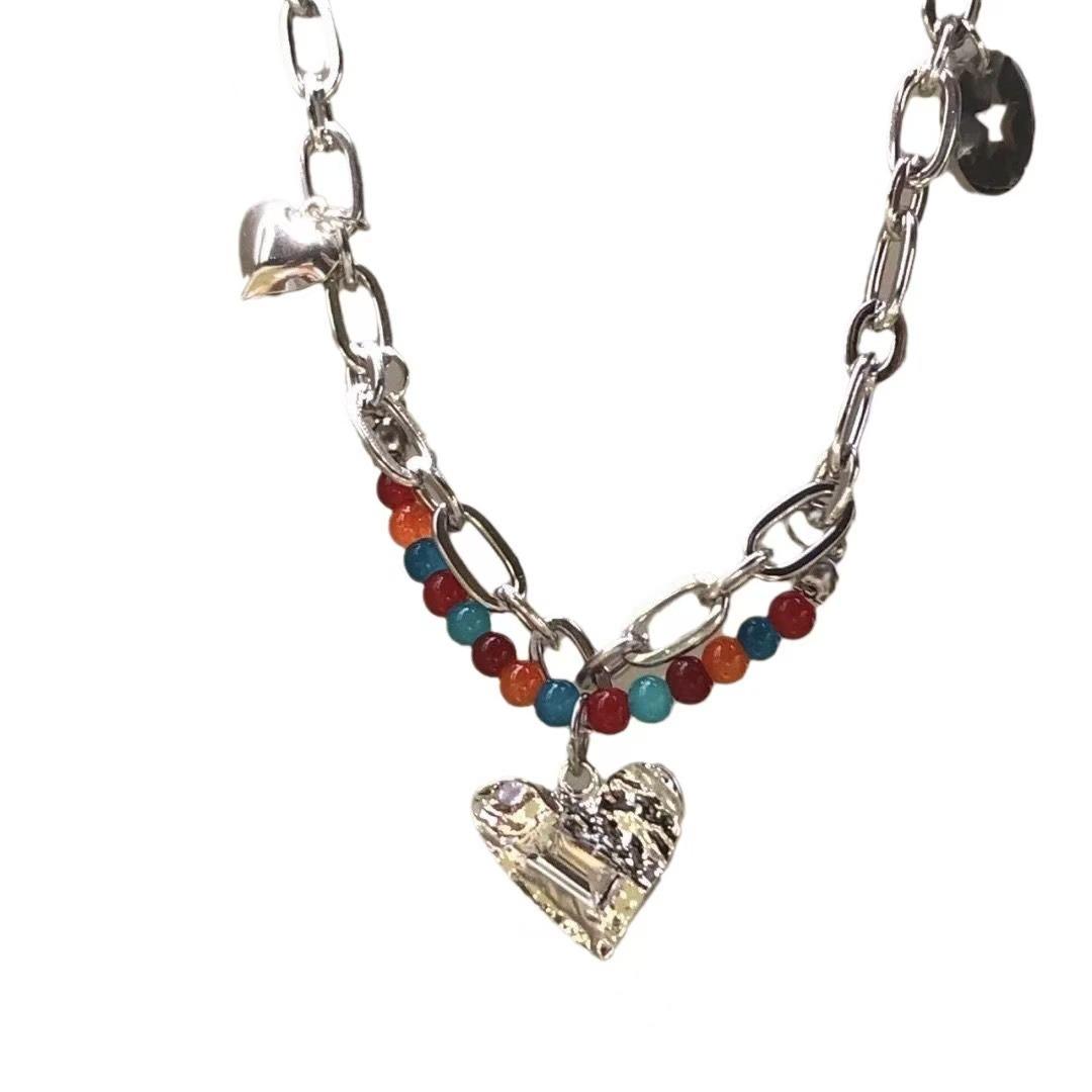 

Color dopamine tassel necklace 1111 new popular women s light luxury niche accessories high-end sense collarbone chain