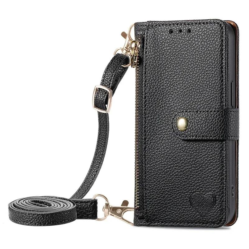 Leather Wallet Case For Samsung Galaxy A14 A24 A34 A54 A13 A23 A33 A53 A12 A22 A32 A52 A72 Coin Purse Cards Solt Holder Cover