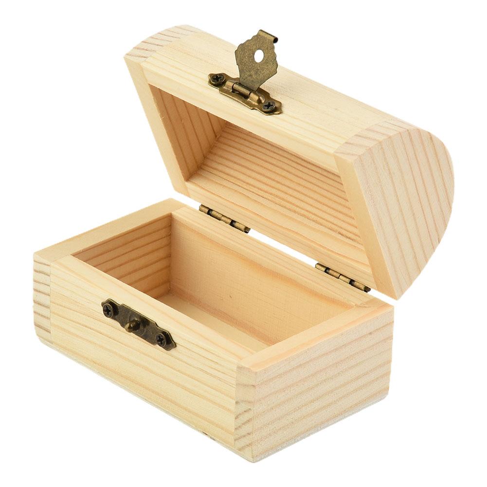 Boxes Wooden Box Wooden box New Utility Keepsake Plain Small/Large Craft Decorate Jewellery Storage Trinket Wedding
