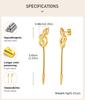 Snake Chain Long Tassel Earrings for Women, Stainless Steel  18K Gold Plated Dangle Earrings Fashion Jewelry