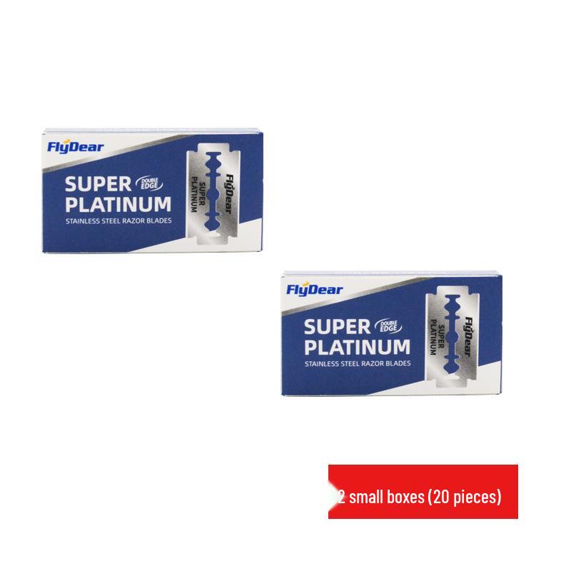 100-Pack German Stainless Steel Double-Edge Razor Blades for Shaving and Eyebrow Trimming