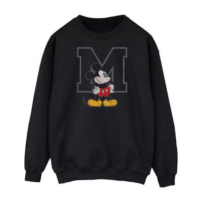 Mens Classic M Mickey Mouse Sweatshirt
