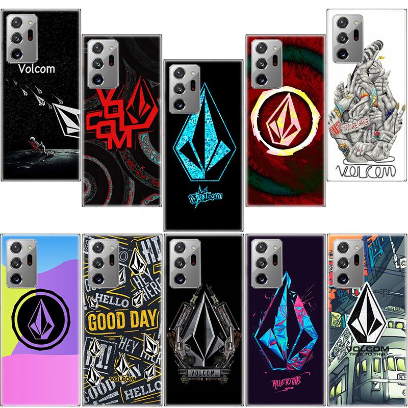 Volcom Logo Phone Case for Samsung A17 A37 A57 A54 A14 A24 A34 A07 A04S A02S A12 A22 A32 A52S A16 A26 A36 A56 A72 Galaxy Note 20