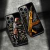 A Sturdy And Reliable AK47 Phone Case For Apple Iphone 16E 16 Pro Max 15 Plus Soft 13 12 Mini Cover 11 14 Pro Max Capa 8 7 SE Sh