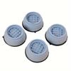 4pcs Anti-Vibration Washing Machine Pads - Non-Slip, Shock Absorbing & Noise Reducing Mats for Refrigerators and Appliances, High Rise, Anti-flood