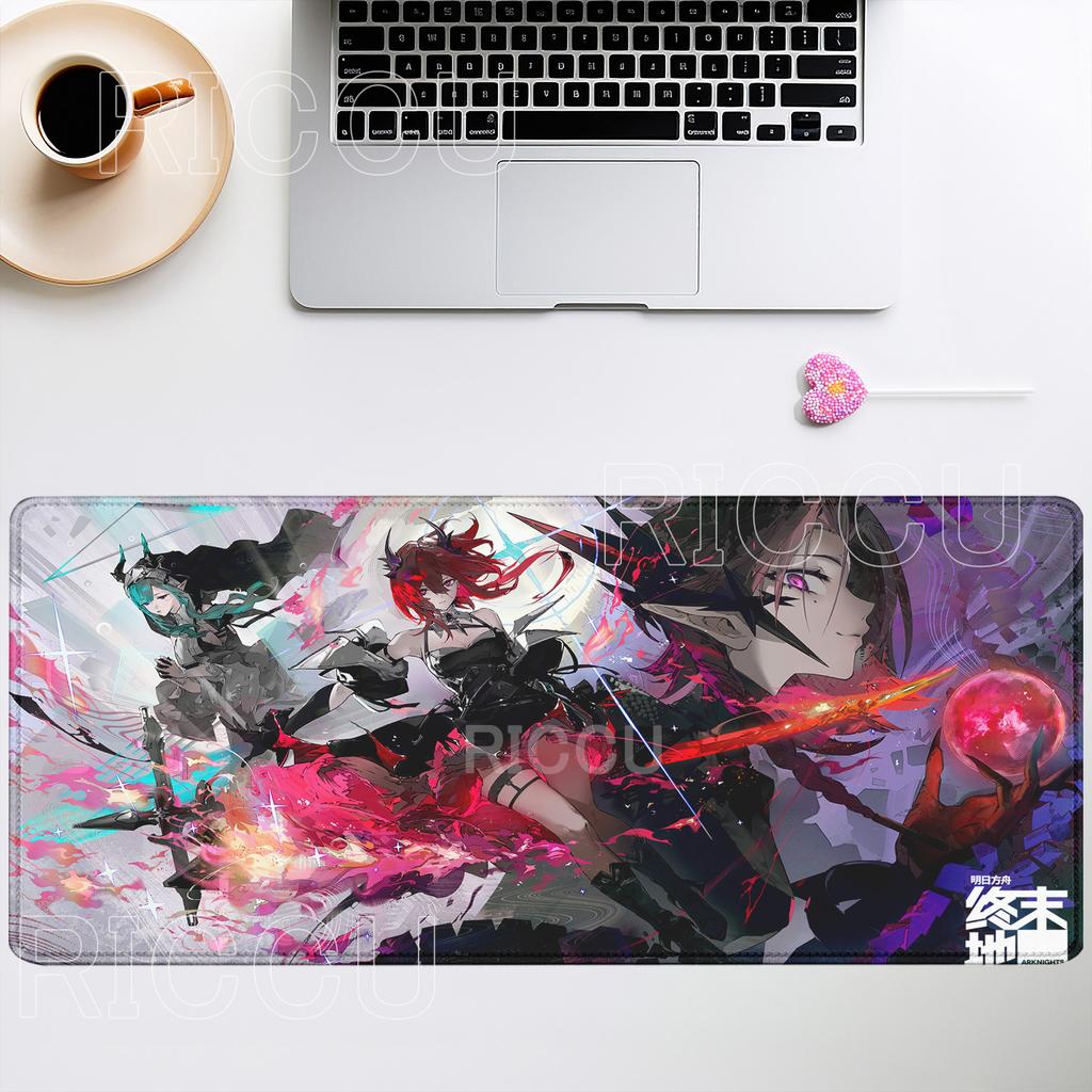 Gaming Arknights Endfield Laevatain Mouse Pad Anime Girl Mousepad Large Pretty Game XXL xmm HD Printing overlock Desk Mat