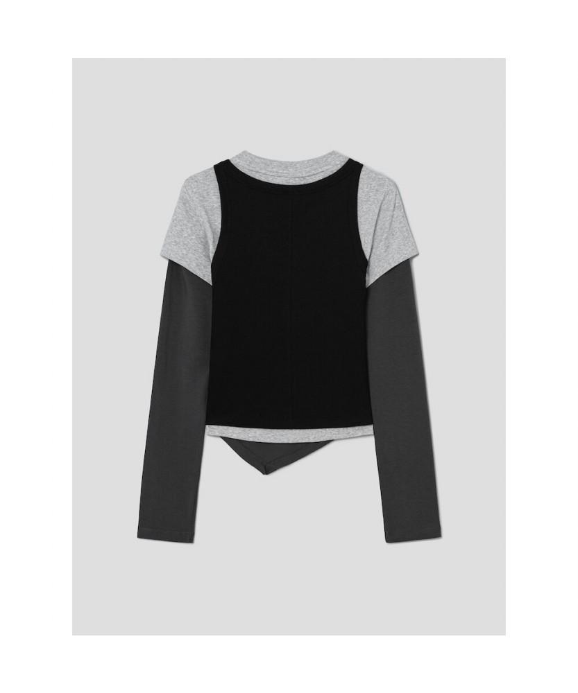 8seconds 3-In-1 Layered T-Shirt Gray