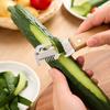 Kitchen Fruit Vegetable Processing Tool Peeler Stainless Steel Paring Ergonomic Handle Portable Gadget for Daily Cooking7