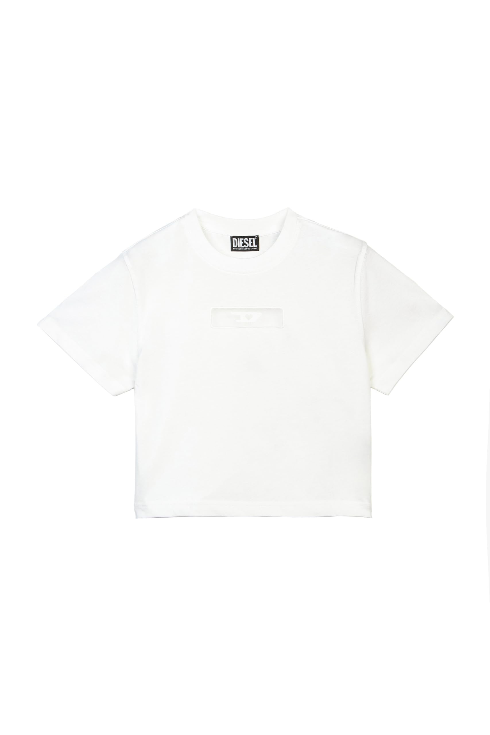 

Diesel A15698RHERA 100 Белый Женская футболка T-REG-TULLE-CROPT белый