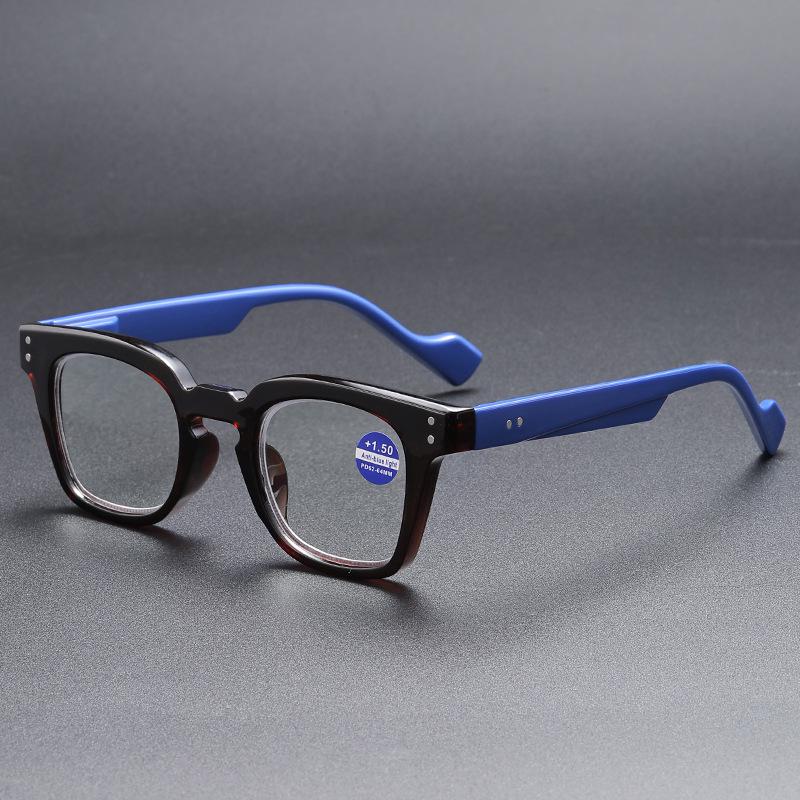 Unisex Japanese Multifocal Photochromic Blue Light Blocking Reading Glasses for Distance and Close-Up, Flat Lens, Senior-Friendly.