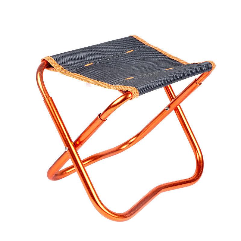 Aluminum Alloy Folding Stool, Portable Folding Chair for Outdoor Camping Fishing, Lightweight Compact Stool for Kids Adults, Collapsible Mini Stool