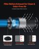 VEVOR Inline Duct Fan Kit Carbon Filter, 349 M³/h 101.6 Mm EC Motor Exhaust Ventilation Fan with 10-Speed, PWM Controller, App Control, Timer