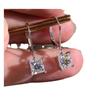Luxury Four-Claw Set Zircon Women's Stud Earrings - Fashion OL Engagement Jewelry
