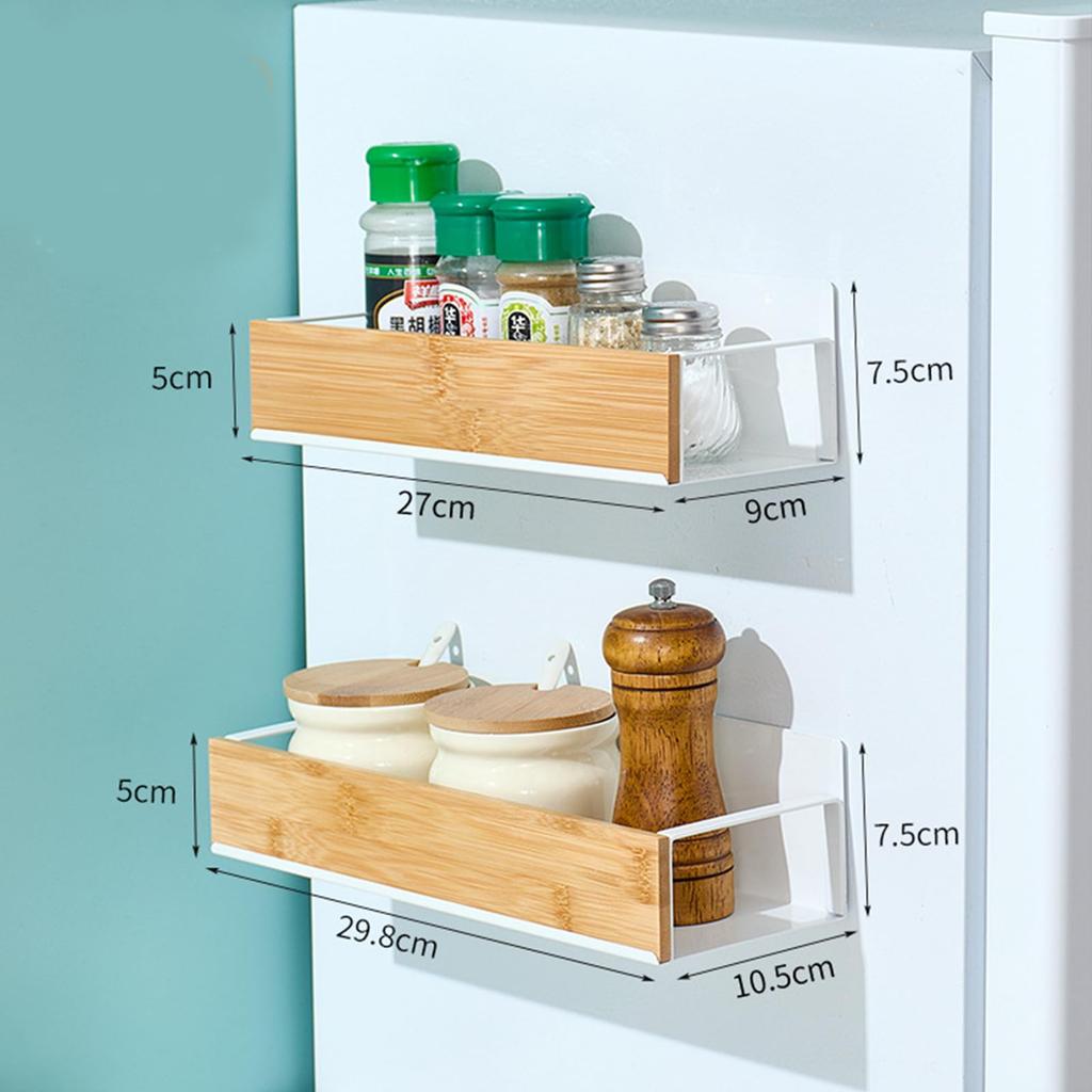 Guranko Magnetic Bathroom Bathroom and Kitchen Bath Washing Side Rack and Small Rack, Storage, Shelf, Magnetic, Machine, Refrigerator, Kitchen,