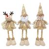 G8DA Festival Polyester Weihnachtsmann Dekoration Verstellbare Stehende Puppe Für Feiertage