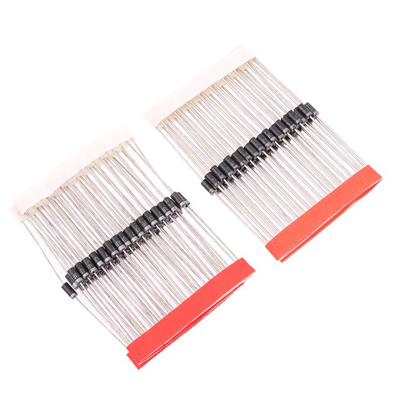 50Pcs Schottky Rectifier Diodes Uf4004 Uf4007 1A 400V 1000V Ultra Fast Recovery Diode Rectifier Do-41