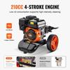 Benzin-Hochdruckreiniger 3950 PSI 10L/min 2.6 GPM mit 5-teiligem Düsensatz für Autos