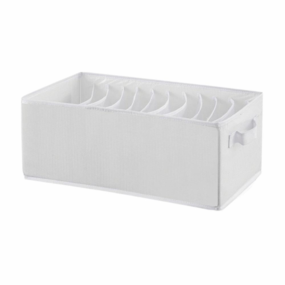 Solid Color Clothing Storage Box Foldable Wardrobe Organizer Practical Clothes Organizer  Closet