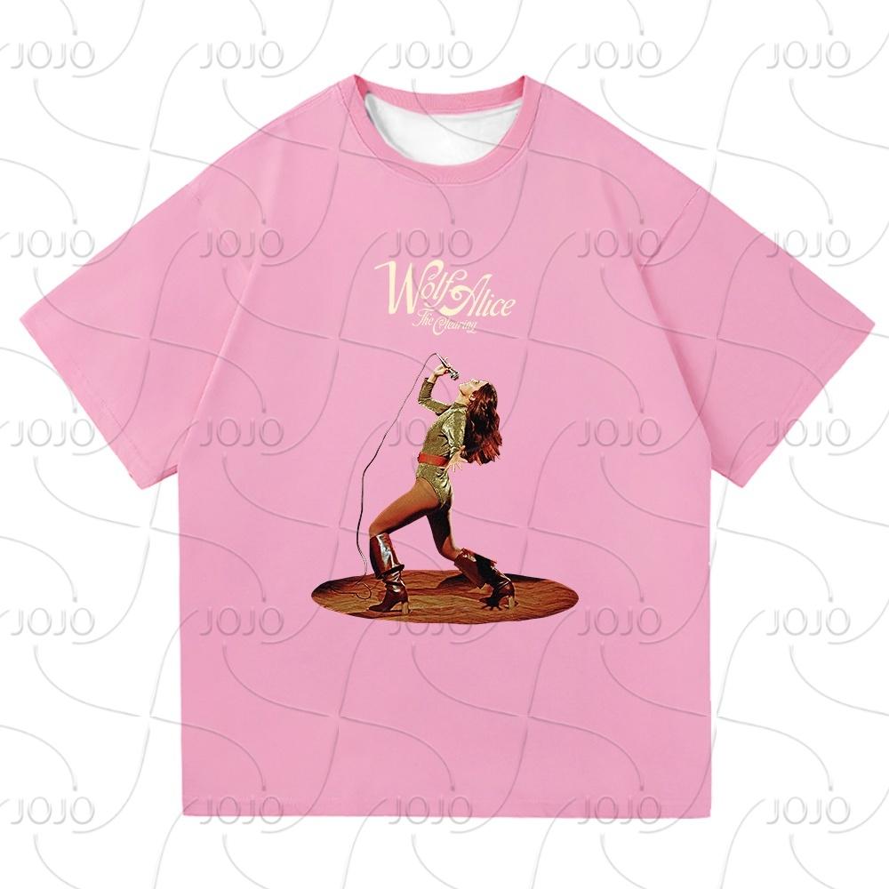 Wolf Alice The Clearing Tour 2025 Футболка Мужская/Женская Одежда Ретро Харадзюку Быстросохнущая Одежда Футболки для Подарков на День 3XL