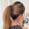 New Arrival French Chic Heart-Shaped Crystal Ponytail Hair Clip for Women, High Quality