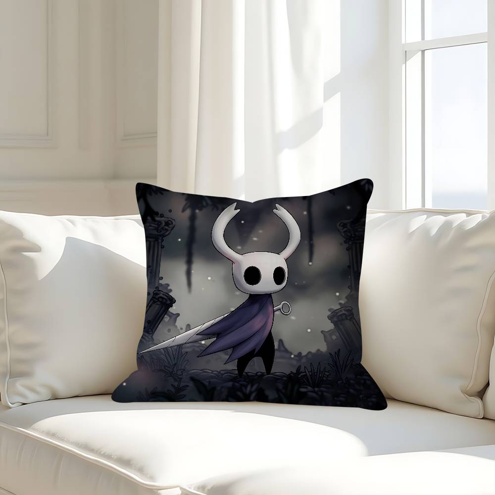 

H-Hollow Knight Pillow Case Removable Washable Cushion Cover – All-Season Soft Linen 16x16Inch