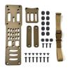 Taktischer Metall Modular Pistolenholster Adapter Kompatibel QLS Plattform Holster Oberschenkelband Jagd Schnellzugriff Zieh-Adapter