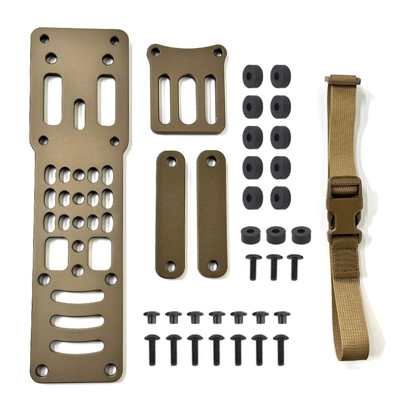 Taktischer Metall Modular Pistolenholster Adapter Kompatibel QLS Plattform Holster Oberschenkelband Jagd Schnellzugriff Zieh-Adapter