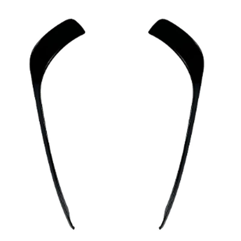 Car Front Bumper Lip Splitter Spoiler Fog Lamp Spoiler Cover Trim For Mercedes-Benz A Class W176 AMG 2013-2015