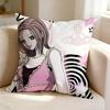 Anime N-Nana K-Komatsu H-Hachi  Pillow Case Square Double-Sided Sofa Cushion Cover Bedroom Bedside Pillow
