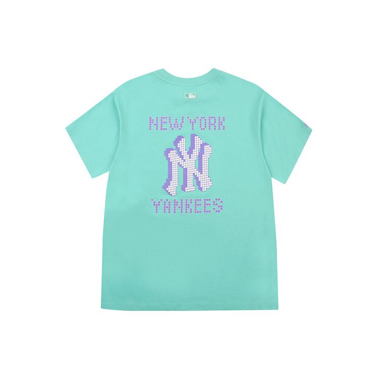 MLB New York Yankees T Shirts Unisex Green Crew Neck Moderate Straight Fit 31TSN5131-50T