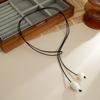 Creative Plastic/Resin Beaded Tassel Long Fashion Jewelry Adjustable Pendant Minimalist Neck Chain Casual Wear