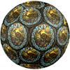 Dinosaur Fossil Glass Round Football Size 5 Adult Ball Suitable for Training Matches and Outdoor Team.
