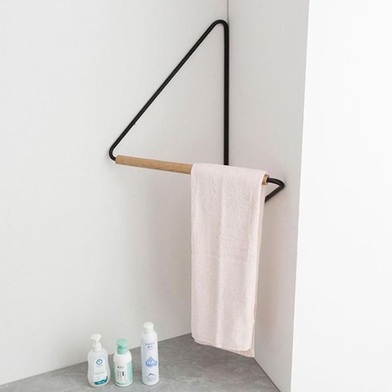 Eckaufhänger Schmiedeeisen Holz Kleiderständer Kreativ Modern Minimalistisch Kleiderschrank Möbel Für Zuhause Offener Schrank Schlafzimmermöbel