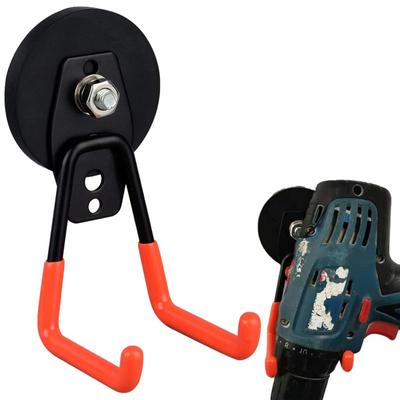 Hochleistungs-Magnetische Garagenhaken Aufhänger mit Anti-Rutsch-Beschichtung Starke Magnete Metallhaken Nützlicher Magnetischer Werkzeug-Organizer