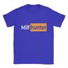 Cool Or Funny Men's T Shirts   Milf hunter Sticker Novelty Tees Short Sleeve O Neck T-Shirts Pure Cotton Gift Idea Clothing