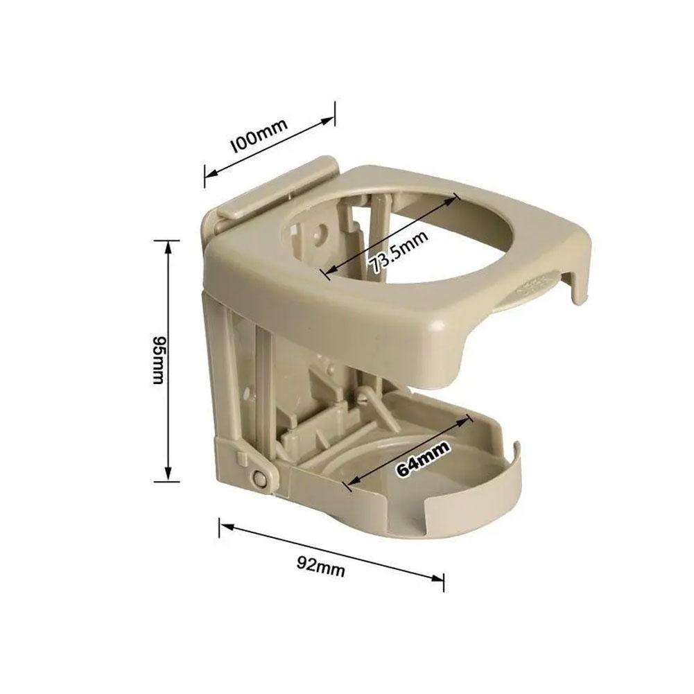 Foldable Plastic Car Cup Holder Air Vent Outlet Water Cup Drink Bottle Can Holder Ashtray Fixed Bracket