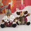 Christmas Decoration: Plush Button-Shaped Dolls, Spherical Christmas Tree Ornaments. Three Styles To Choose From