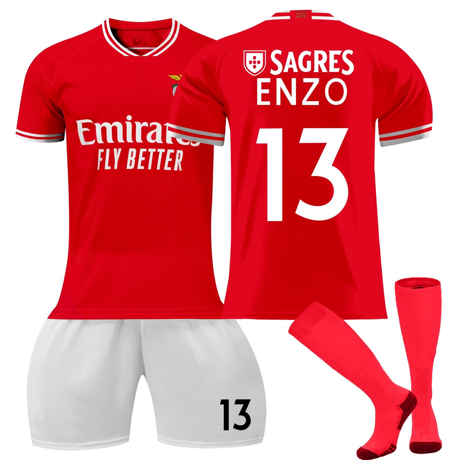2223 Benfica Home Джерси Детский футбольный тренировочный комплект S