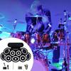 Easy to Carry Electronic Drum Set Silicone Digital Drums Electronic Percussion Pad for Learners Multiple Tones and Beat