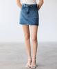 HYFVE Cotton Mini Denim Skirt Pants