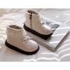Anti-slip Shoes with Fleece Lining, Girls' Boots with Soft Soles, Baby Shoes, Toddler Shoes