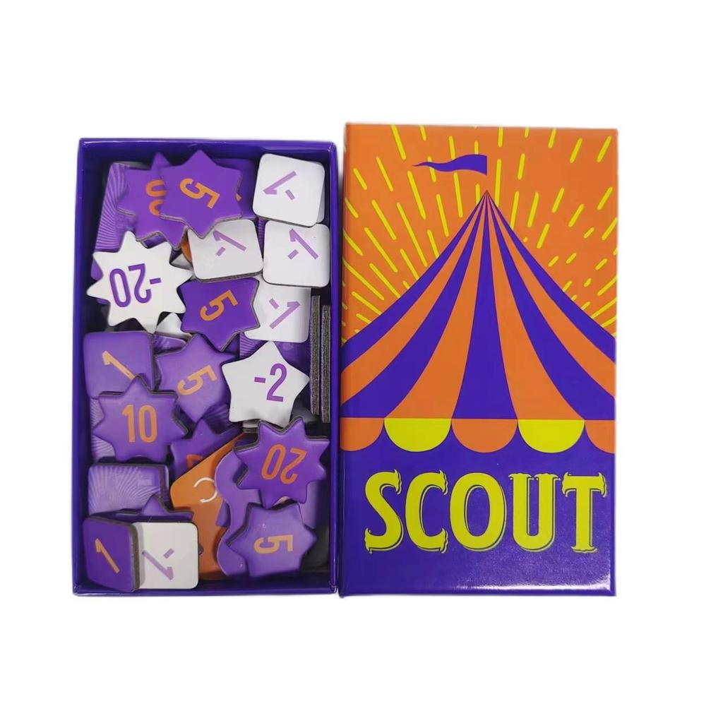 Circus Star Scout English-Chinese Bilingual Multiplayer Party Game with Punishment Cards