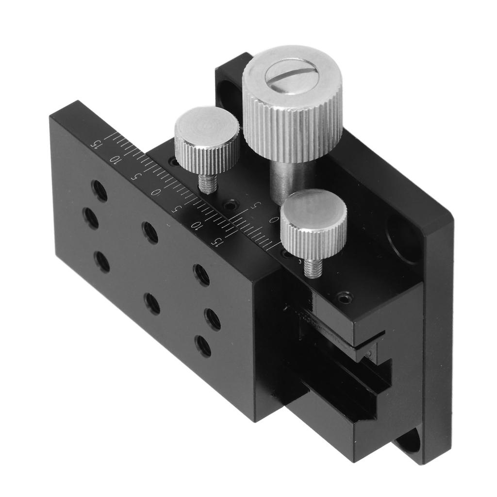 X Linear Stage Gear Rotation Manual Control High Precise Platform Sliding Table with Scale for Measuring Instrument