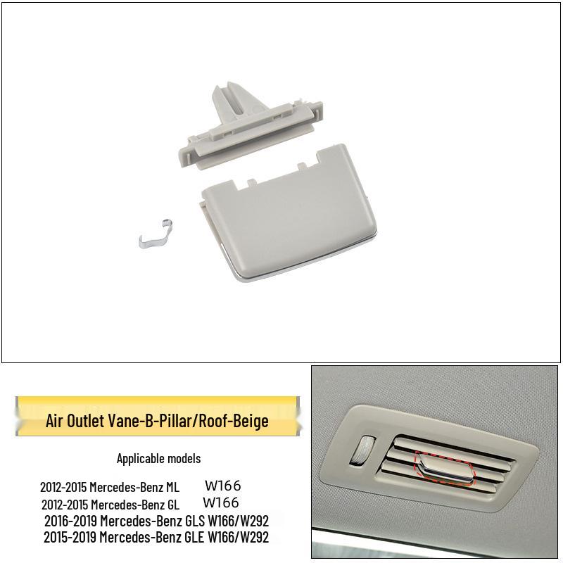 Mercedes-Benz ML/GL/GLE300/GLS350 W166 Kryt mřížky ventilace klimatizace na B-sloupku střechy