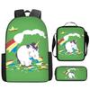 Backpack Unicorn Unicorn Animal Student School Bag, Digital Color Printing Animation Cartoon Backpack