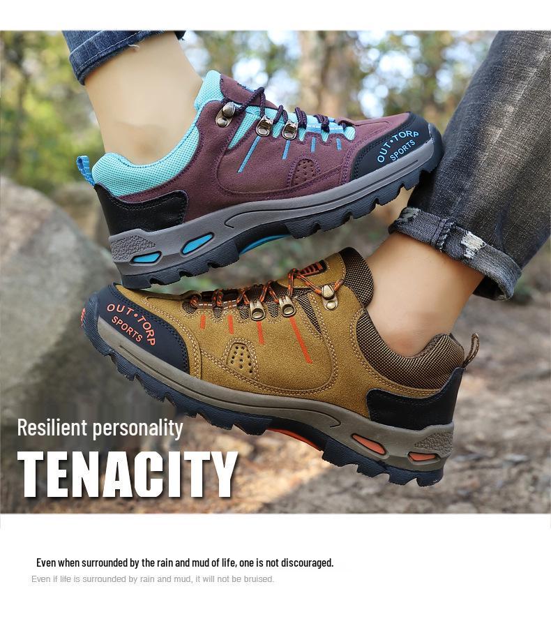 Autumn/Winter Outdoor Hiking Shoes for Men & Women - Plus Size Available