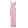 Skims Kardashian Yi Mengling same Spice Girl Threaded Suspender Dress Women's Halter Skinny Hip Wrap Long Skirt